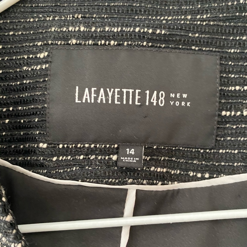 Beautiful Textured Asymmetrical One Button Blazer - image 3